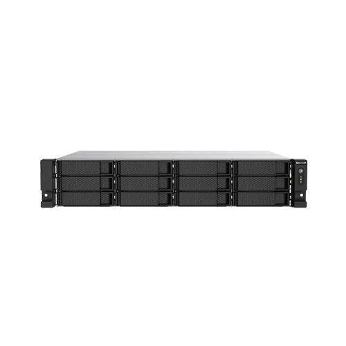 NAS QNAP TS-1273AU-RP-8G-US / PROCESADOR AMD RYZEN V1500B / MEMORIA RAM 8GB / 12 BAHIAS FRONTALES SATA 3.5 PULGADAS Y 2.5 PULGADAS / 2 PUERTOS RJ45 2.5GBE / FUENTE REDUNDANTE / MONTAJE EN RACK 2UR / APLICACIONES PYMES PARA COMPARTIR Y RESPALDAR DATOS E...-Servidores NAS / STORAGE-QNAP-Bsai Seguridad & Controles