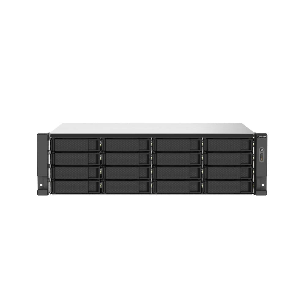 NAS QNAP TS-1673AU-RP-16G-US / PROCESADOR AMD RYZEN V1500B / MEMORIA RAM 16GB / 16 BAHIAS FRONTALES SATA 3.5 PULGADAS Y 2.5 PULGADAS / 2 PUERTOS RJ45 2.5GBE / FUENTE REDUNDANTE / MONTAJE EN RACK / APLICACIONES PYMES PARA COMPARTIR Y RESPALDAR DATOS EN ...-Servidores NAS / STORAGE-QNAP-Bsai Seguridad & Controles
