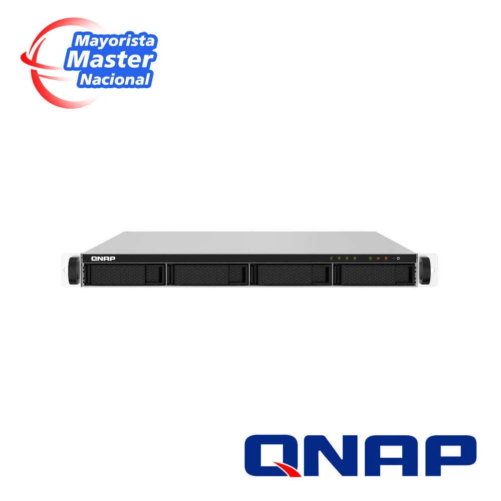 NAS QNAP TS-432PXU-RP-2G-US / PROCESADOR ANNARPUNA LABS APLINE / MEMORIA RAM 2GB / 4 BAHIAS FRONTALES SATA 3.5 PULGADAS Y 2.5 PULGADAS / 2 PUERTOS RJ45 2.5GBE + 2 PUERTOS FIBRA OPTICA SFP+ 10GBE / FUENTE REDUNDANTE / MONTAJE EN RACK 1UR / APLICACIONES...-Almacenamiento-QNAP-Bsai Seguridad & Controles