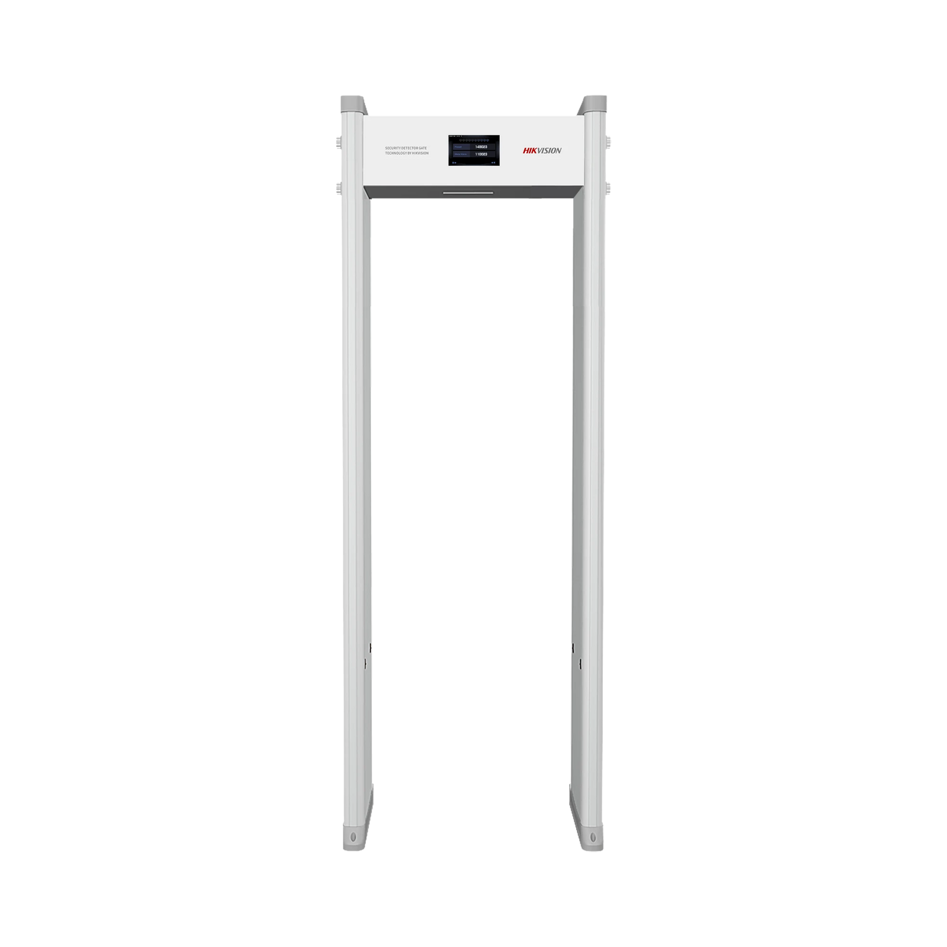 ARCO DETECTOR DE METALES DE 12 ZONAS CON PANTALLA LCD DE 7" / CONTEO DE PERSONAS Y ALARMAS / AJUSTE DE SENSIBILIDAD E INTERFERENCIAS-Detectores de Metal-HIKVISION-Bsai Seguridad & Controles