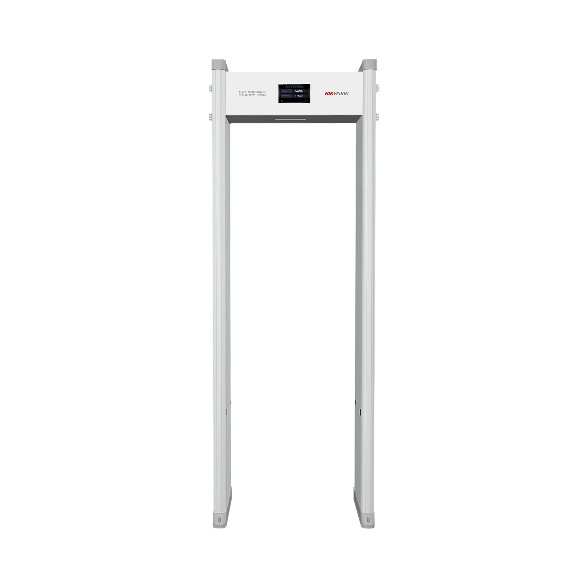 ARCO DETECTOR DE METALES DE 12 ZONAS CON PANTALLA LCD DE 7" / CONTEO DE PERSONAS Y ALARMAS / AJUSTE DE SENSIBILIDAD E INTERFERENCIAS-Detectores de Metal-HIKVISION-Bsai Seguridad & Controles