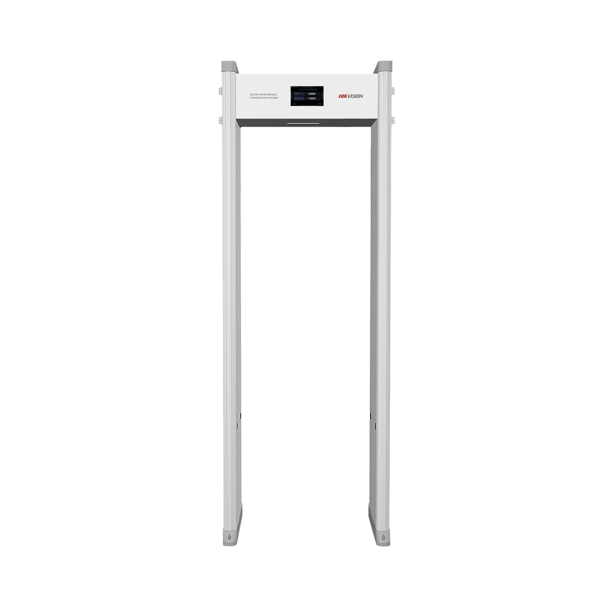 ARCO DETECTOR DE METALES DE 18 ZONAS CON PANTALLA LCD DE 7" / CONTEO DE PERSONAS Y ALARMAS / AJUSTE DE SENSIBILIDAD E INTERFERENCIAS-Detectores de Metal-HIKVISION-Bsai Seguridad & Controles