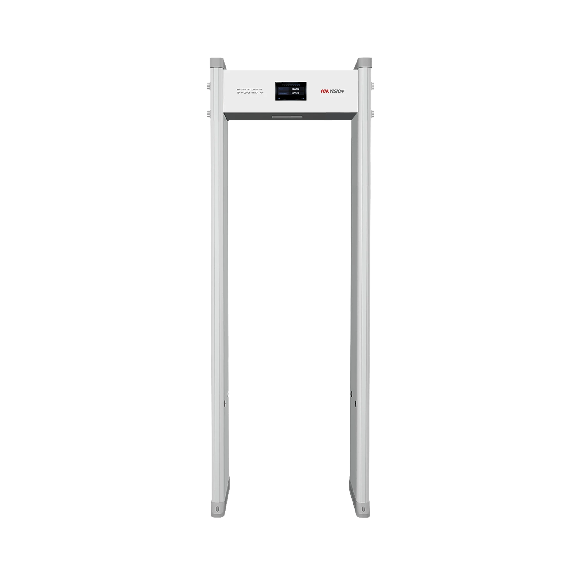 ARCO DETECTOR DE METALES DE 18 ZONAS CON PANTALLA LCD DE 7" / CONTEO DE PERSONAS Y ALARMAS / AJUSTE DE SENSIBILIDAD E INTERFERENCIAS-Detectores de Metal-HIKVISION-Bsai Seguridad & Controles