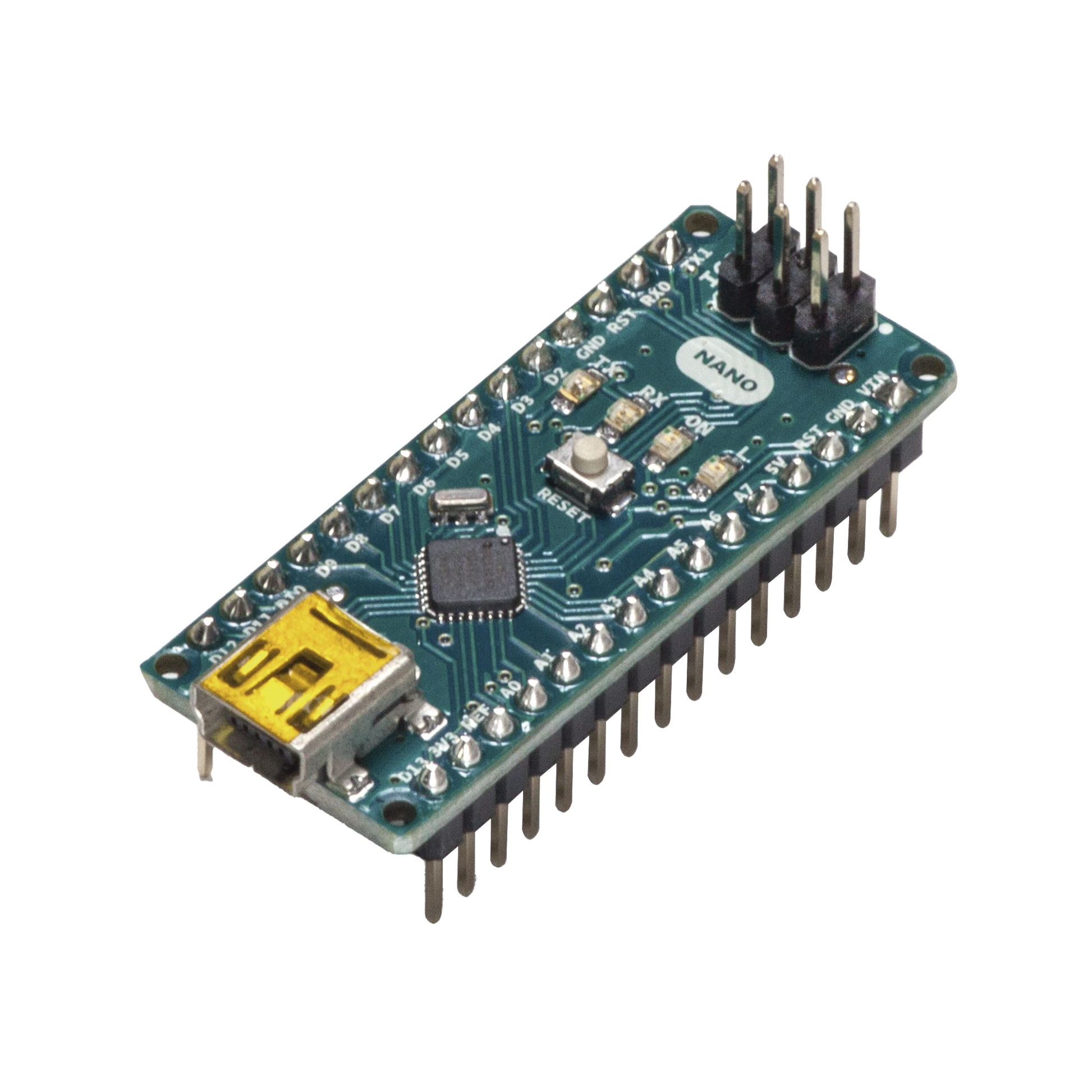 ARDUINO NANO, PARA TODOS ESOS PROYECTOS DE AUTOMATIZACIÓN QUE REQUIEREN UN TAMAÑO COMPACTO-Drones, Robots e Industrial-ARDUINO LLC-A-000005-Bsai Seguridad & Controles