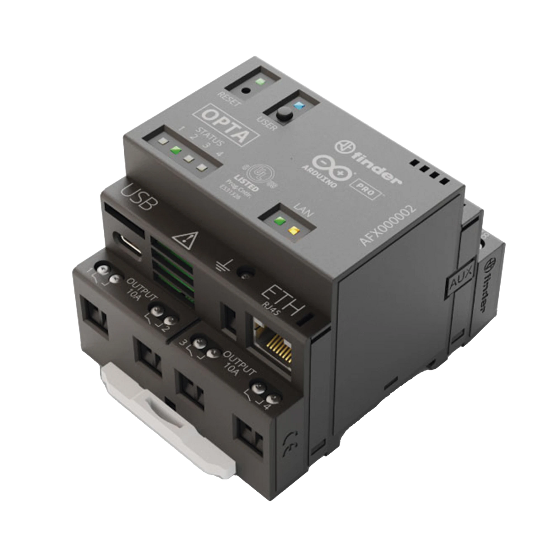 ARDUINO OPTA WIFI / IDEAL PARA DESARROLLOS IOT, INDUSTRIA 4.0, SOPORTA MÚLTIPLES LENGUAJES DE PROGRAMACIÓN, ETHERNET,USB-C,RS-485,WI-FI,BLUETOOTH-Drones, Robots e Industrial-ARDUINO LLC-Bsai Seguridad & Controles