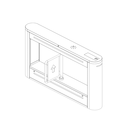 DAHUA ASGB521H-D - SWING BARRIER MEDIA PARA EXTERIOR/ 1 CARRIL/ MOTOR ELECTRICO CD/ ACERO INOXIDABLE/ PUERTO RS232/ SOPORTA CONTEO DE ENTRADA Y SALIDA/ 20PERSONAS X MINUTO/ ENTRADA DE ALARMA DE INCENDIO PARA DESBLOQUEO/-Swing Barriers-DAHUA-Bsai Seguridad & Controles