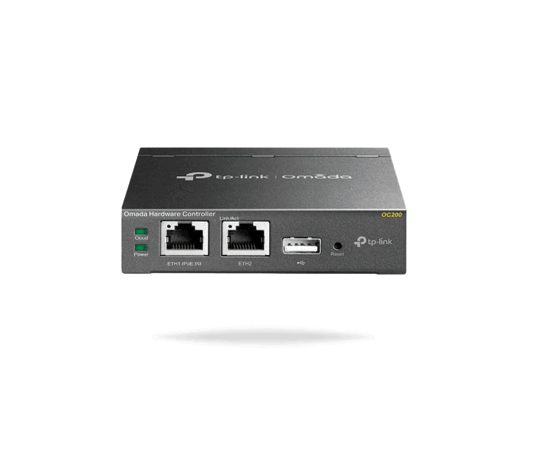 TP-LINK OC200 - CONTROLADORA OMADA PARA GESTIONAR HASTA 100 EQUIPOS OMADA, GESTION DESDE LA NUBE GRATUITA , ACTUALIZACIONES MASIVAS , 2 PUERTOS GIGABIT CON POE AF/AT-Controladores-TP-LINK-Bsai Seguridad & Controles