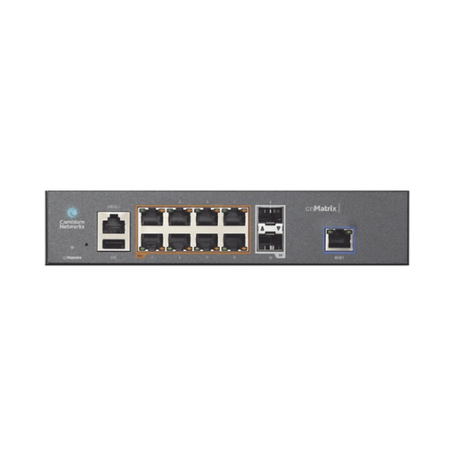 SWITCH CNMATRIX EX1010-P DE 8 PUERTOS POE 802.3AF/AT Y 4 SFP, 75 W, CAPA 2, GESTIÓN EN LA NUBE-Inyectores PoE-CAMBIUM NETWORKS-MX-EX1010PXA-0-Bsai Seguridad & Controles