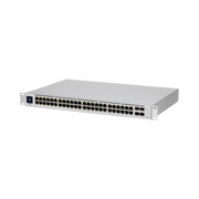 UNIFI SWITCH USW-48-POE, CAPA 2 DE 48 PUERTOS (32 PUERTOS POE 802.3AF/AT + 16 PUERTOS GIGABIT) + 4 PUERTOS 1G SFP, 195W, PANTALLA INFORMATIVA-Switches-UBIQUITI-Bsai Seguridad & Controles