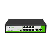 SWITCH ZKTECO PE082-120-G 8 PUERTOS RJ45 10/100/1000 MBPS POE AF/AT + 2 PUERTOS RJ45 GIGABIT NO ADMINISTRABLE -Switches-ZKTECO-Bsai Seguridad & Controles
