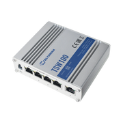 SWITCH INDUSTRIAL NO-ADMINISTRABLE 5 PUERTOS GIGABIT, POE EN 4 PUERTOS 802.3AF/AT (120W)-PoE de Largo Alcance-TELTONIKA-Bsai Seguridad & Controles