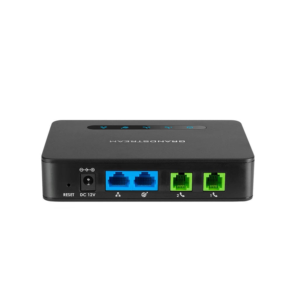 ATA ADAPTADOR TELEFONICO ANALOGICO HT812 GRANDSTREAM DE 2 PUERTOS FXS 2 CUENTAS SIP CON 2 PUERTOS DE RED GIGABIT CON ROUTER INTEGRADO-Telefonía-GRANDSTREAM-Bsai Seguridad & Controles