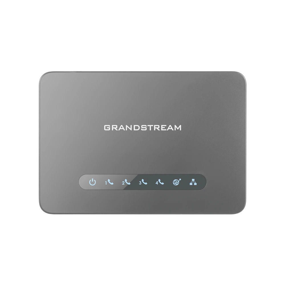 ATA DE 4 PUERTOS FXS CON 2 PUERTOS DE RED GIGABIT-VoIP y Telefonía IP-GRANDSTREAM-Bsai Seguridad & Controles
