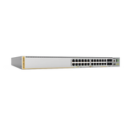 SWITCH L3 STACKABLE, 24X 10/100/1000-T POE+, 4X SFP+, FUENTE REDUNDANTE INTEGRADAS 740 WATTS (TAA COMPLIANT VERSION)-ALLIED TELESIS-Bsai Seguridad & Controles
