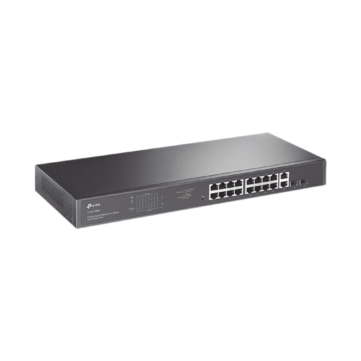 SWITCH NO ADMINISTRABLE DE 16 PUERTOS 10/100/1000MBPS Y POE AF/AT, 2 PUERTOS SFP HASTA 250W.-Switches-TP-LINK-TL-SG1218MP-Bsai Seguridad & Controles