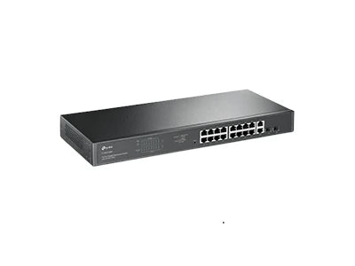 TP-LINK TL-SG1218MP - SWITCH NO ADMINISTRABLE DE 16 PUERTOS 10/100/1000MBPS Y POE AF/AT, 2 PUERTOS SFP HASTA 250W.-Switches POE-TP-LINK-Bsai Seguridad & Controles