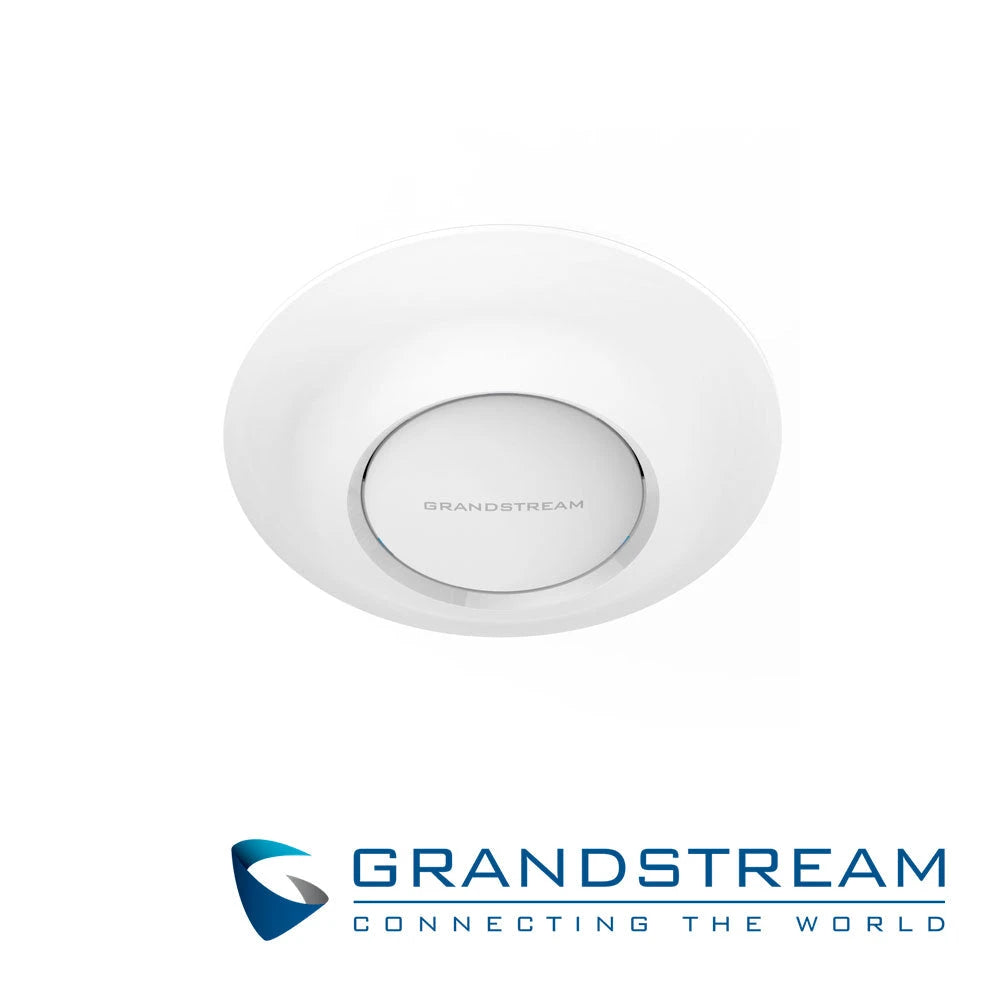 AP GRANDSTREAM GWN7605 802.11AC WAVE-2 MIMO 2X2, 1.27GBPS DOBLE BANDA , POTENCIA 250MW, ANTENAS 2X2DBI, 2XGETH, 8 SSID, PARA INTERIORES, ALCANCE 165M, 100 USUARIOS SIMULTANEOS, POE 802.3AF/AT, CONTROLADOR 50 APS INCORPORADO, NO INCLUYE POE-Redes WiFi-GRANDSTREAM-Bsai Seguridad & Controles