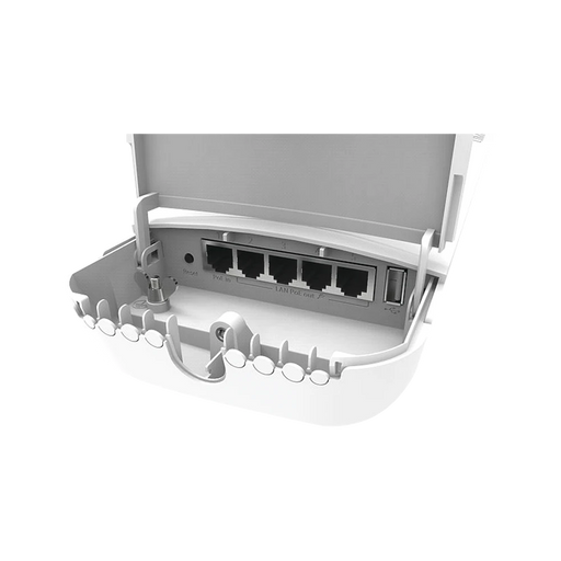 (OMNITIK 5 POE AC) PUNTO DE ACCESO OMNIDIRECCIONAL EN 5GHZ 802.11A/N/AC. "AHORA CON 4 PUERTOS CON SALIDA POE AF/AT"-Enlaces PtP y PtMP-MIKROTIK-RBOMNITIKPG-5HACD-Bsai Seguridad & Controles