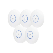 PAQUETE DE 5 ACCESS POINT UNIFI DOBLE BANDA 802.11AC MIMO 3X3 PARA INTERIOR, POE AF/AT, SOPORTA 250 CLIENTES, HASTA 1.3 GBPS-Redes WiFi-UBIQUITI-Bsai Seguridad & Controles