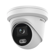 TURRET IP 4 MEGAPIXEL / IMAGEN A COLOR 24/7 / LENTE 4 MM / LUZ BLANCA 40 MTS / EXTERIOR IP67 / MICRÓFONO INTEGRADO / WDR 120 DB / AUDIO Y ALARMA-Cámaras IP-HIKVISION-Bsai Seguridad & Controles