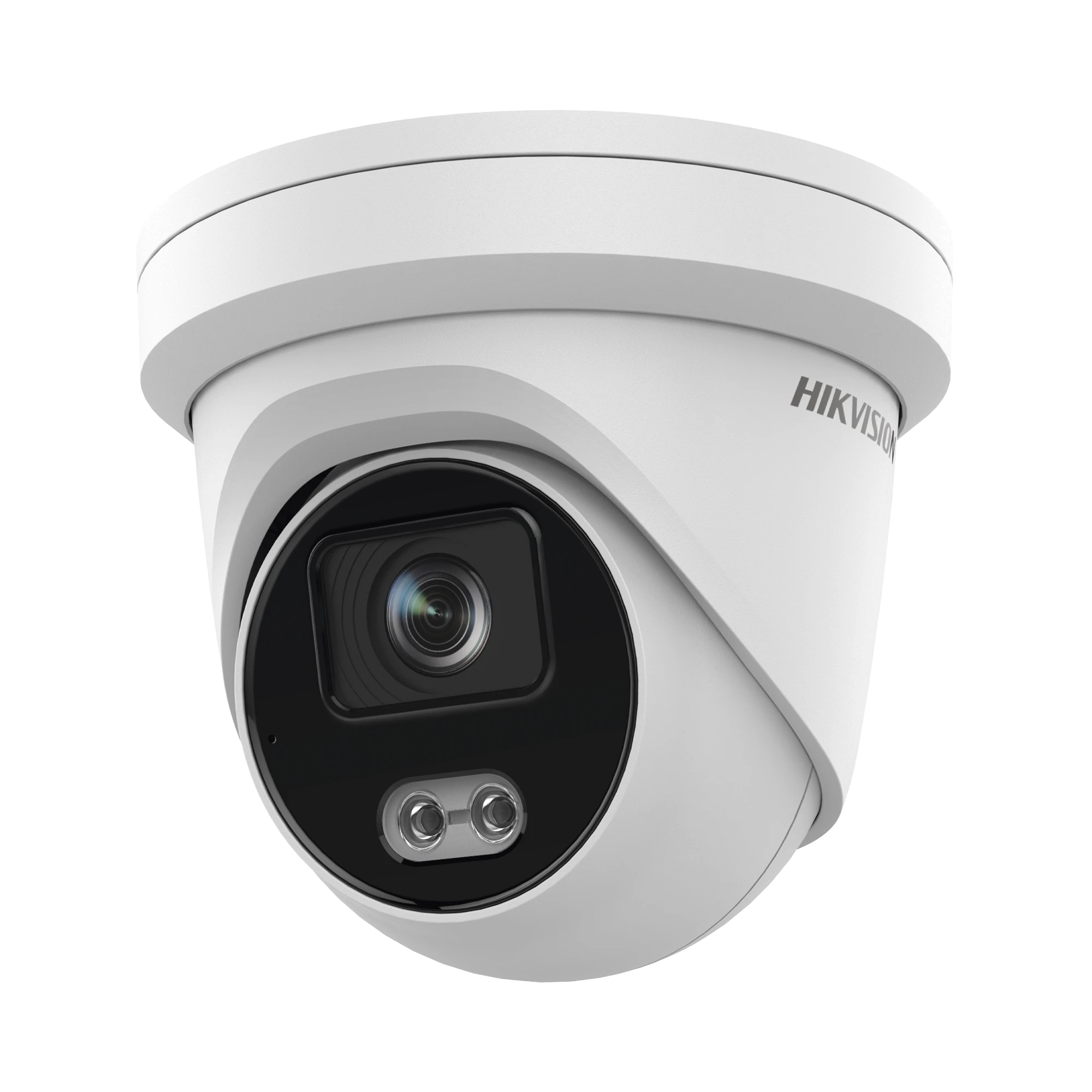 TURRET IP 4 MEGAPIXEL / IMAGEN A COLOR 24/7 / LENTE 4 MM / LUZ BLANCA 40 MTS / EXTERIOR IP67 / MICRÓFONO INTEGRADO / WDR 120 DB / AUDIO Y ALARMA-Cámaras IP-HIKVISION-Bsai Seguridad & Controles