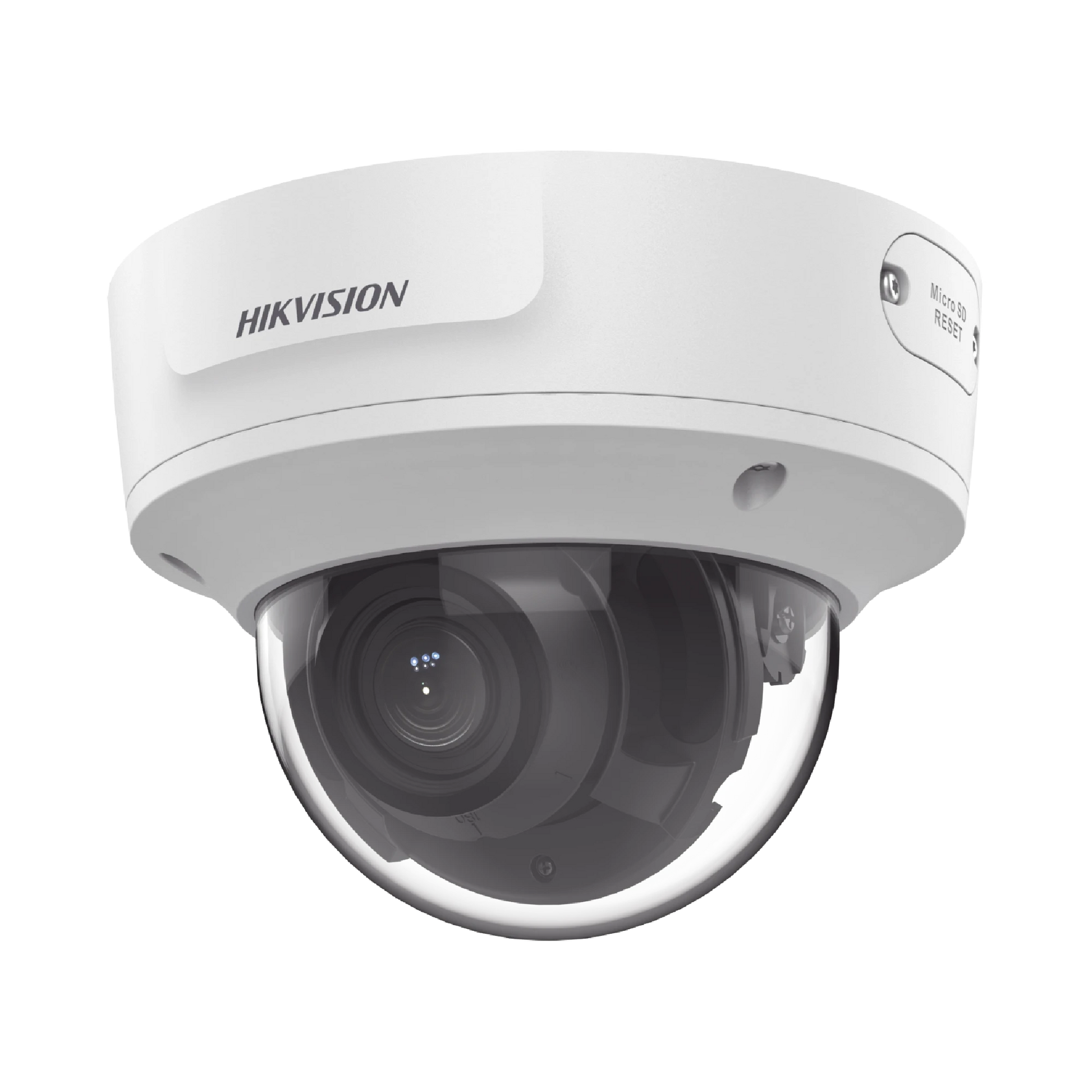 DOMO IP 5 MEGAPIXEL / LENTE MOT. 2.7 A 13.5 MM / 40 MTS IR EXIR / FILTRO DE FALSAS ALARMAS / DETECCIÓN DE CUERPO HUMANO Y VEHÍCULOS / IP67 / IK10 / WDR 120 DB / POE+ / AUDIO Y ALARMAS-Cámaras IP-HIKVISION-Bsai Seguridad & Controles