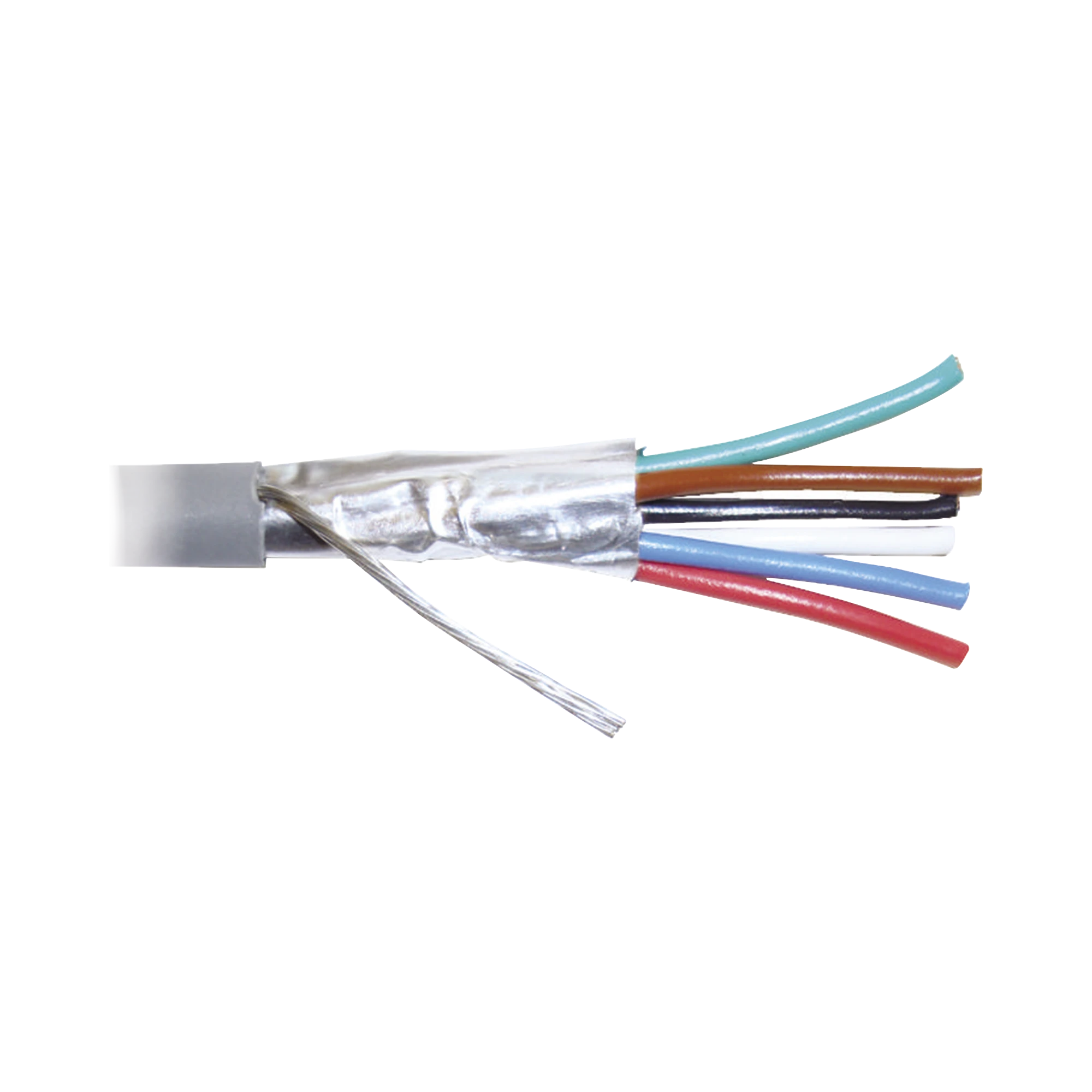 BOBINA DE 305 METROS DE CABLE 8 CONDUCTORES, 22 AWG, TIPO CMR, DE COLOR GRIS PARA APLICACIONES EN ALARMAS DE INTRUSIÓN /CONTROL DE ACCESO/INTERFONOS Y TV PORTEROS/AUTOMATIZACIÓN/AUDIO Y VOCEO.-Cableado-VIAKON-Bsai Seguridad & Controles