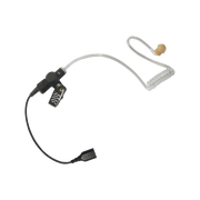 AURICULAR DE TUBO ACÚSTICO TRANSPARENTE CON CABLE DE FIBRA TRANZADA CON CONECTOR SNAP TIPO MIRAGE. REQUIERE MICRÓFONO DE SOLAPA DE 1 O 2 HILOS DE LA SERIE SNAP.-Accesorios para Hytera (HYT)-PRYME-Bsai Seguridad & Controles