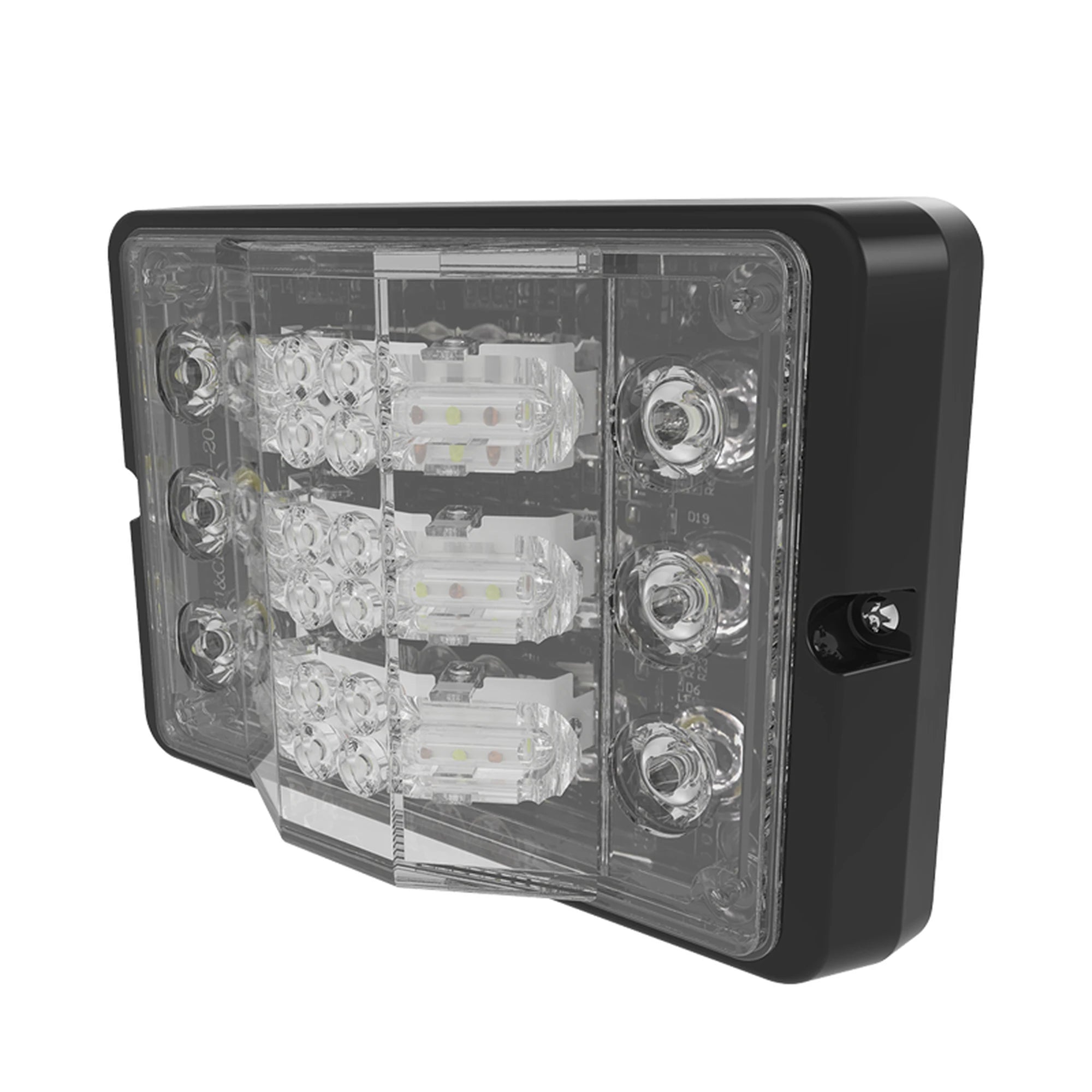 LUZ DIRECCIONAL DE 3 NIVELES AMBAR/AX-Torretas-ECCO-Bsai Seguridad & Controles