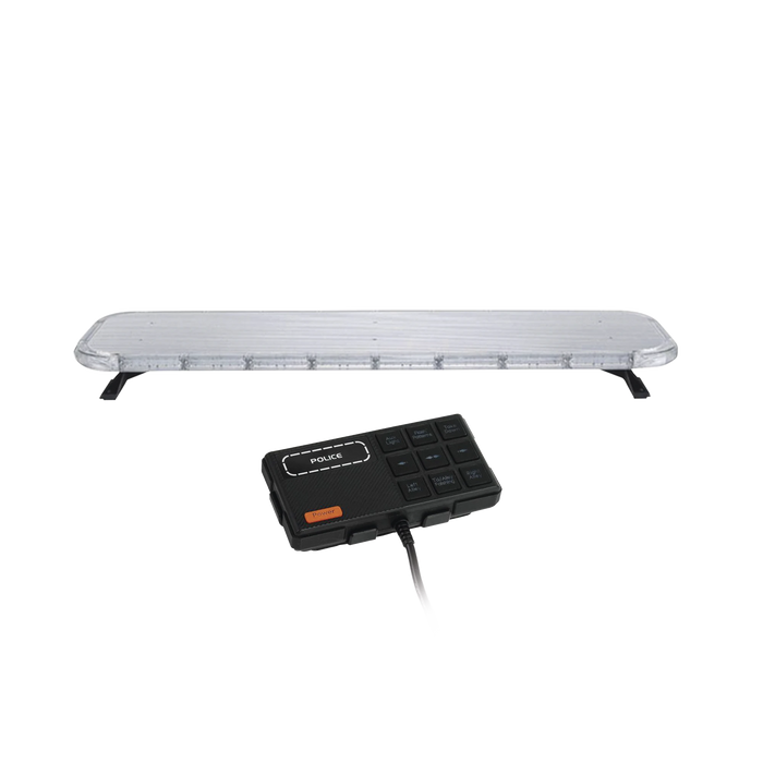 BARRA DE LUCES LED DE 47 ROJO/AZUL , DE 132 LEDS, CONTROLADOR INCLUIDO, IDEAL PARA EQUIPAR UNIDADES DE SEGURIDAD PUBLICA-Torretas-EPCOM INDUSTRIAL SIGNALING-X75RBS-Bsai Seguridad & Controles