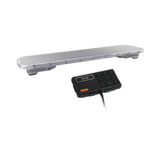 BARRA DE LUCES LED DE 47 ROJO/AZUL , DE 132 LEDS, SIRENA, BOCINA Y CONTROLADOR INCLUIDO, IDEAL PARA EQUIPAR UNIDADES DE SEGURIDAD PUBLICA-Torretas-EPCOM INDUSTRIAL SIGNALING-Bsai Seguridad & Controles
