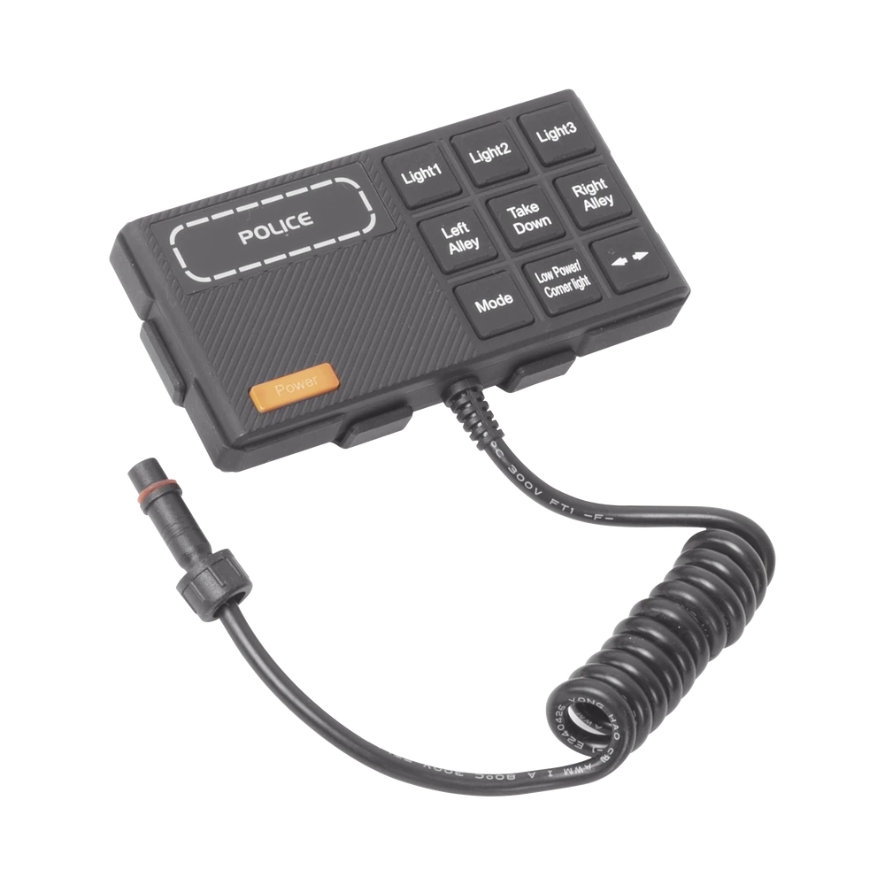 BARRA DE LUCES DE 47 ROJO/AZUL, 88 LED, CON CONTROL DE TRÁFICO EN COLOR ROJO/AZUL, IDEAL PARA EQUIPAR UNIDADES DE SEGURIDAD PÚBLICA-Torretas-EPCOM INDUSTRIAL SIGNALING-Bsai Seguridad & Controles