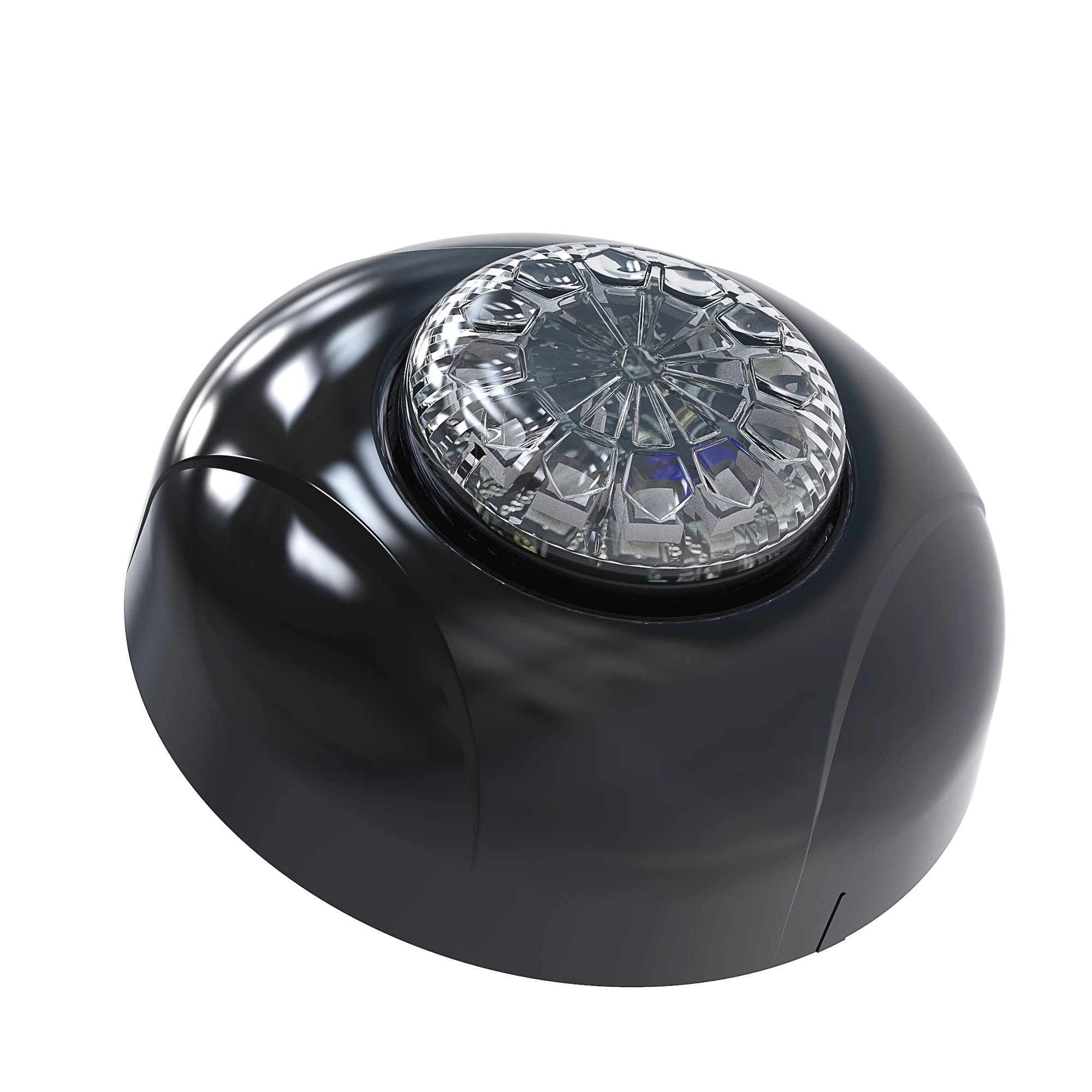 ESTROBO OCULTO DE 12 LED, BRIDA NEGRA, 12 VCD, ROJO/AZUL, LENTE TRANSPARENTE-Estrobos / Burbujas Vehiculares-SIGNALPRO-Bsai Seguridad & Controles