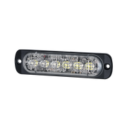 LUZ AUXILIAR DE 12 LED, ROJO/AZUL, SAE, BISEL NEGRO, LENTE TRANSPARENTE-Sirenas / Bocinas y Controladores Vehiculares-SIGNALPRO-Bsai Seguridad & Controles