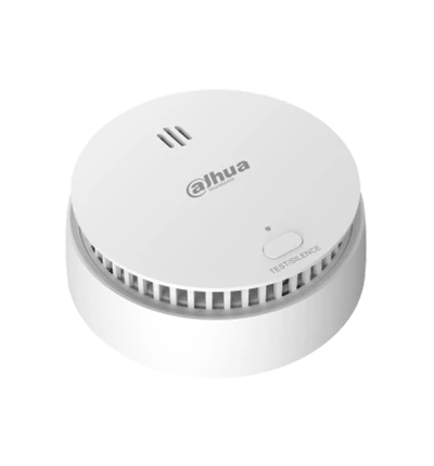 DAHUA DHI-HY-SA21A-W2 - Detector de Humo Inalámbrico / Sensor Fotoeléctrico de Doble Cámara / Sirena Interna de 85dB / Función de Prueba y Silenciar / Alarma Visual y Sonora / Indicador Led / #AlarmasDahua-Sensores de Alarma-DAHUA-Bsai Seguridad & Controles