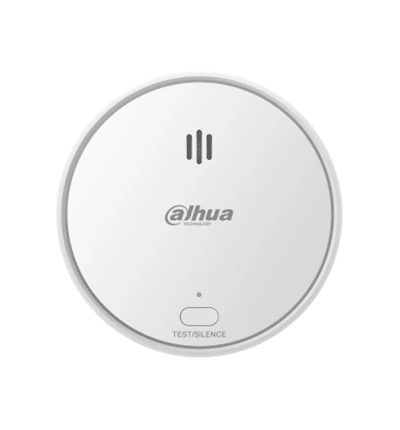 DAHUA DHI-HY-SA21A-W2 - Detector de Humo Inalámbrico / Sensor Fotoeléctrico de Doble Cámara / Sirena Interna de 85dB / Función de Prueba y Silenciar / Alarma Visual y Sonora / Indicador Led / #AlarmasDahua-Sensores de Alarma-DAHUA-DHT2480018-Bsai Seguridad & Controles