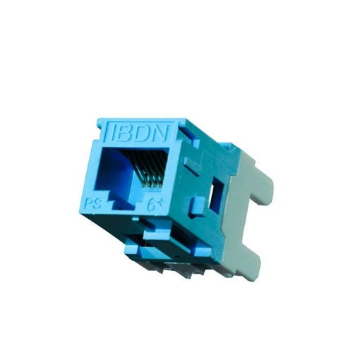 CONECTOR JACK BELDEN AX101071 CATEGORIA 6+ 568A/B ESTILO MDVO AZUL (TIA 606)-Conectores-BELDEN-Bsai Seguridad & Controles