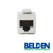 CONECTOR MODULAR JACK RJ45 CAT6A BELDEN AX102282 ESTILO KEYCONNECT BLANCO COMPATIBLE CON FACEPLATE AX102660,AX102655,AX102249 PATCH PANEL MODULAR AX103114,AX103115,AX104599 ESQUEMA DE CABLEADO T568A/B HERRAMIENTA COMPATIBLE AX100749 USO INTERIOR CALIBR...-Adaptadores-BELDEN-Bsai Seguridad & Controles