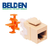 CONECTOR MODULAR JACK RJ45 CAT6A BELDEN AX103073 ESTILO KEYCONNECT MARFIL COMPATIBLE CON FACEPLATE AX102660,AX102655,AX102249 PATCH PANEL MODULAR AX103114,AX103115,AX104599 ESQUEMA DE CABLEADO T568A/B HERRAMIENTA COMPATIBLE AX100749 USO INTERIOR CALIBR...-Adaptadores-BELDEN-Bsai Seguridad & Controles