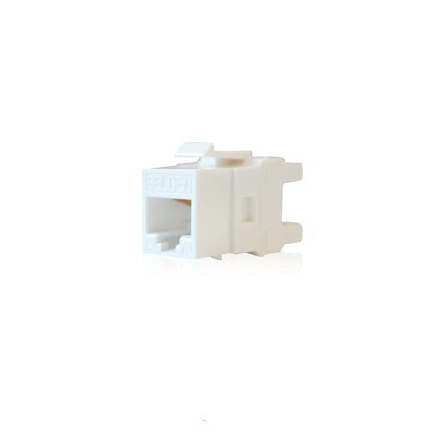 CONECTOR MODULAR JACK RJ45 CAT6 BELDEN AX101320 ESTILO KEYCONNECT BLANCO COMPATIBLE CON FACEPLATE AX102660,AX102655,AX102249 PATCH PANEL MODULAR AX103114,AX103115,AX104599 ESQUEMA DE CABLEADO T568A/B HERRAMIENTA COMPATIBLE AX100749 USO INTERIOR CALIBRE...-Adaptadores-BELDEN-Bsai Seguridad & Controles