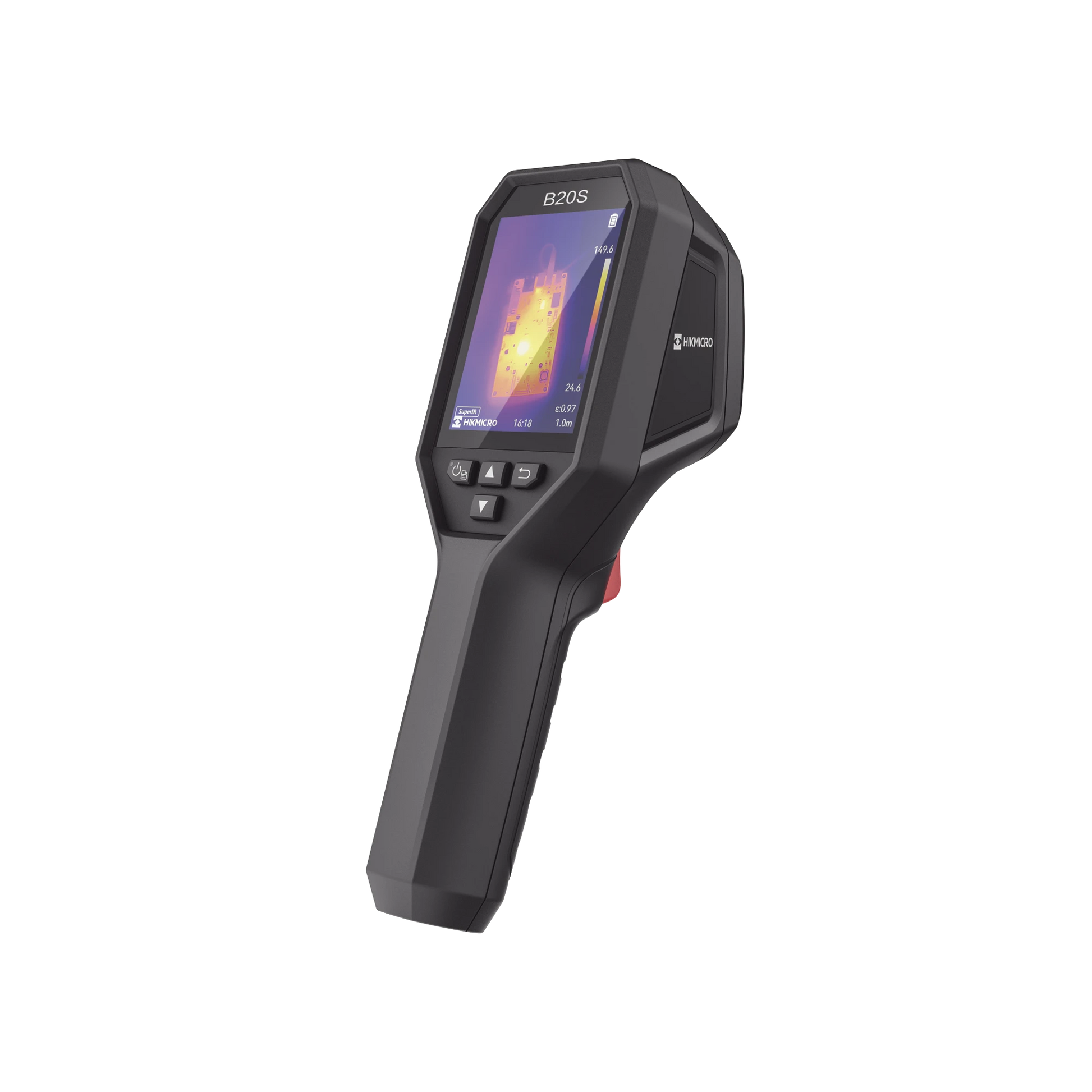 B20S - CÁMARA TERMOGRÁFICA PORTÁTIL DUAL / LENTE TÉRMICO 3.6 MM (256 × 192) / LENTE OPTICO / WIFI / IP54 / HASTA 6 HORAS DE FUNCIONAMIENTO CONTINUO-Cámaras IP y NVRs-HIKMICRO-Bsai Seguridad & Controles