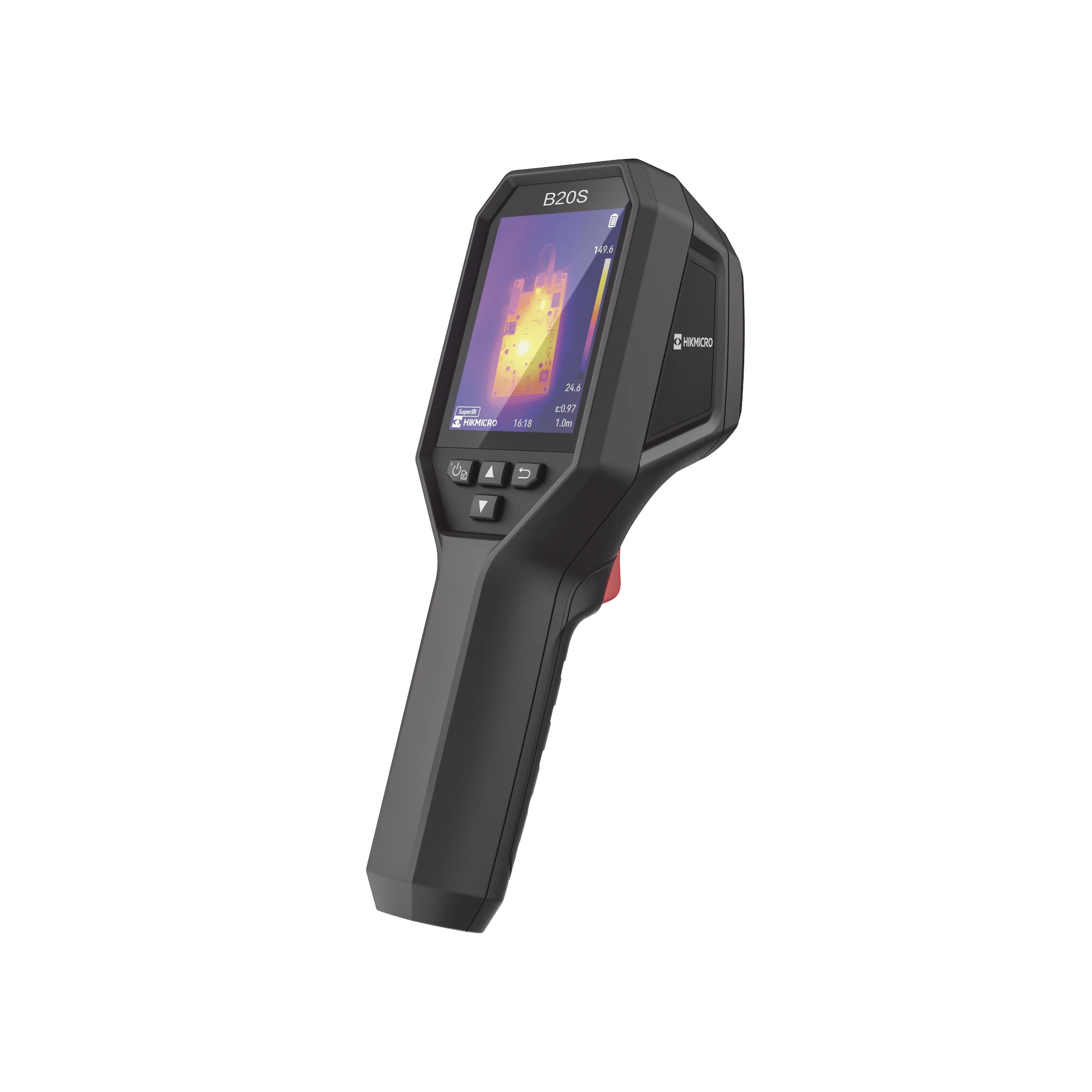 B20S - CÁMARA TERMOGRÁFICA PORTÁTIL DUAL / LENTE TÉRMICO 3.6 MM (256 × 192) / LENTE OPTICO / WIFI / IP54 / HASTA 6 HORAS DE FUNCIONAMIENTO CONTINUO-Cámaras IP y NVRs-HIKMICRO-Bsai Seguridad & Controles