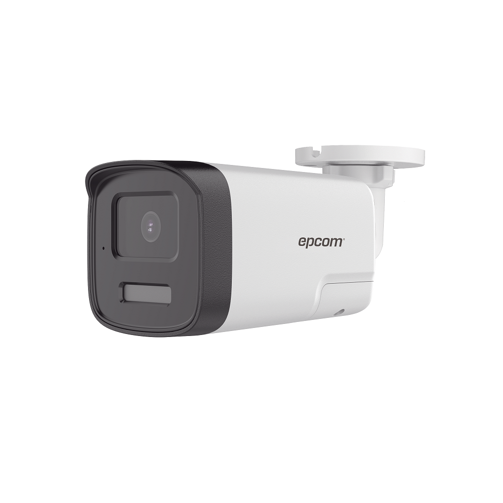 [AUDIO BIDIRECCIONAL + DUAL LIGHT + COLORVU] BALA TURBOHD 4K (8 MEGAPIXEL) / LENTE 2.8 MM / 30 MTS IR EXIR + 20 MTS LUZ BLANCA / MICRÓFONO Y BOCINA INTEGRADO / EXTERIOR IP67 / METAL / DWDR-Cámaras y DVRs HD TurboHD / AHD / HD-TVI-EPCOM PROFESSIONAL-Bsai Seguridad & Controles