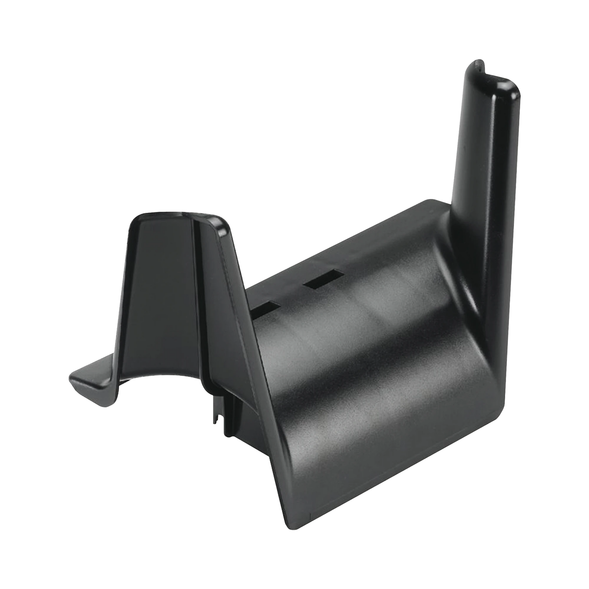 BAJADA DE CABLE LATERAL CON CONTROL DE RADIO DE CURVATURA, PARA CHAROLAS WYR-GRID® DE PANDUIT, COLOR NEGRO-Charola-PANDUIT-Bsai Seguridad & Controles