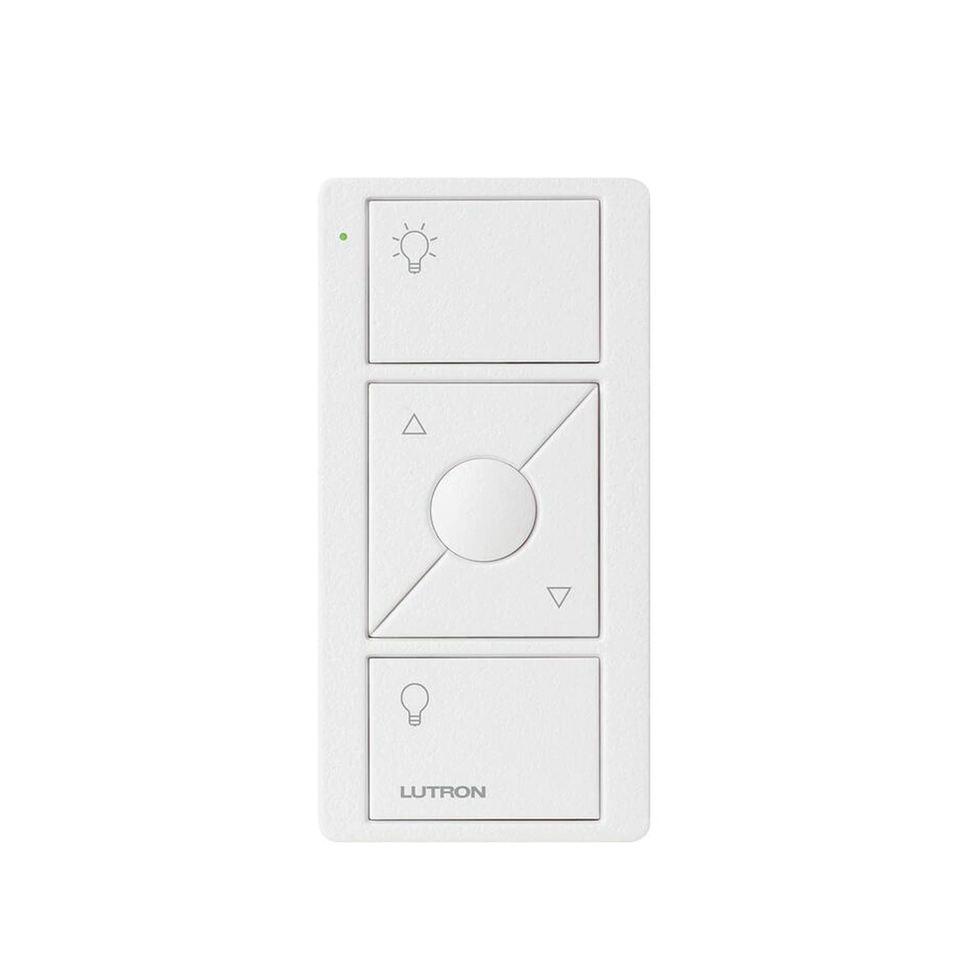 CONTROL REMOTO PICO 3 BOTONES ENCENDER/APAGAR, SUBIR/BAJAR INTENSIDAD, COLOR BLANCO, COMPLEMENTE CON UN ATENUADOR CASETA, RA2, RADIORA2.-Automatizacion - Casa Inteligente-LUTRON ELECTRONICS-Bsai Seguridad & Controles