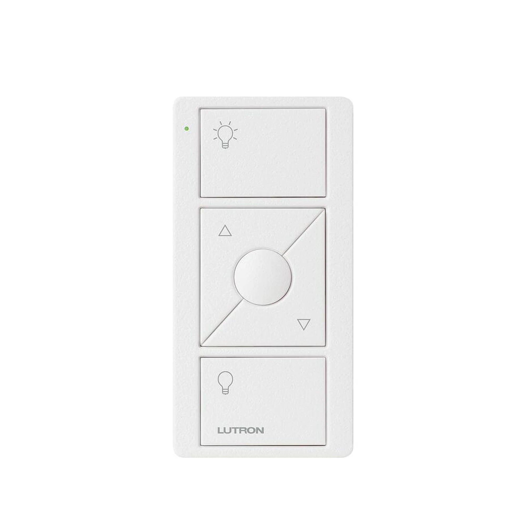 CONTROL REMOTO PICO 3 BOTONES ENCENDER/APAGAR, SUBIR/BAJAR INTENSIDAD, COLOR BLANCO, COMPLEMENTE CON UN ATENUADOR CASETA, RA2, RADIORA2.-Automatizacion - Casa Inteligente-LUTRON ELECTRONICS-Bsai Seguridad & Controles