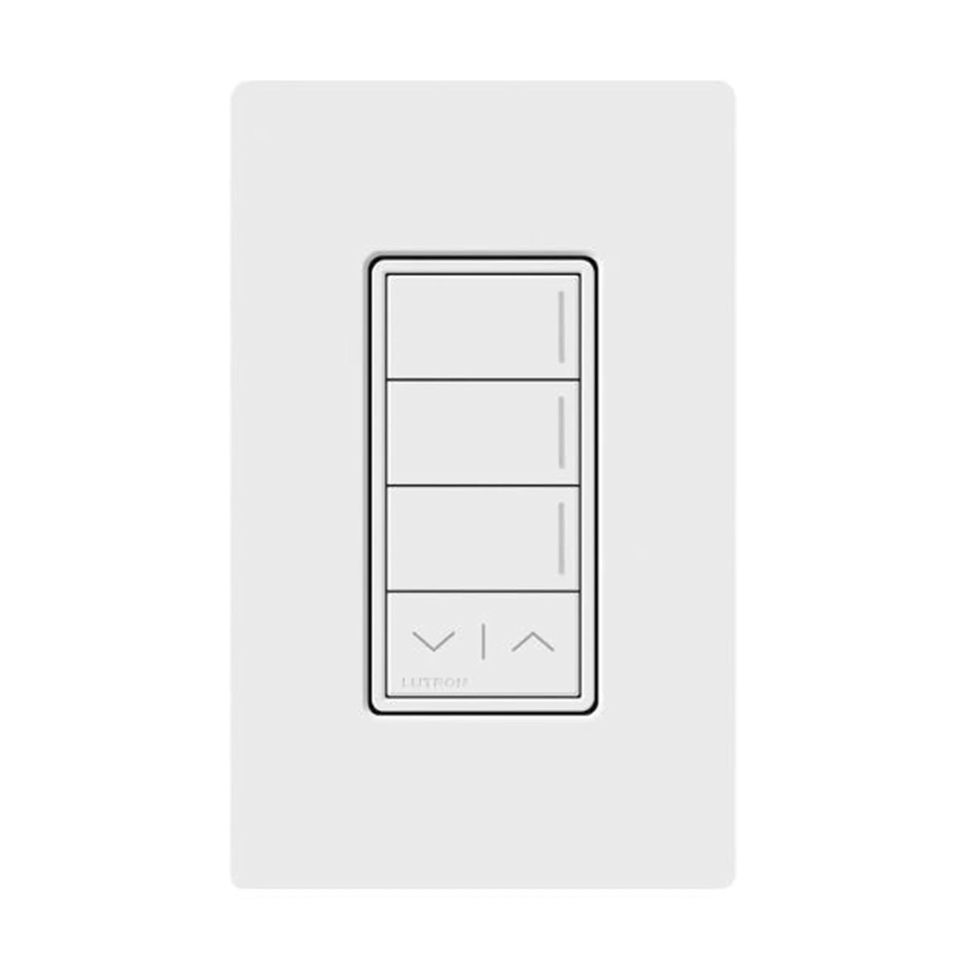(RADIORA3) BOTONERA SUNNATA BLANCO 3 ESCENAS Y 2 BOTONES SUBIR/BAJAR PARA RADIO RA3, PROGRAME ESCENAS DIFERENTES EN CADA BOTÓN.-Automatización - Casa Inteligente-LUTRON RADIORA 3-Bsai Seguridad & Controles