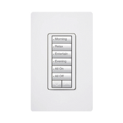 (RADIORA2) TECLADO SEETOUCH HIBRIDO 6 BOTONES, 2 BOTONES SUBIR/BAJAR, PROGRAME ESCENAS DIFERENTES EN CADA BOTÓN,PUEDE INSTALARSE EN UN INTERRUPTOR DE LUZ.-Automatización - Casa Inteligente-LUTRON ELECTRONICS-Bsai Seguridad & Controles