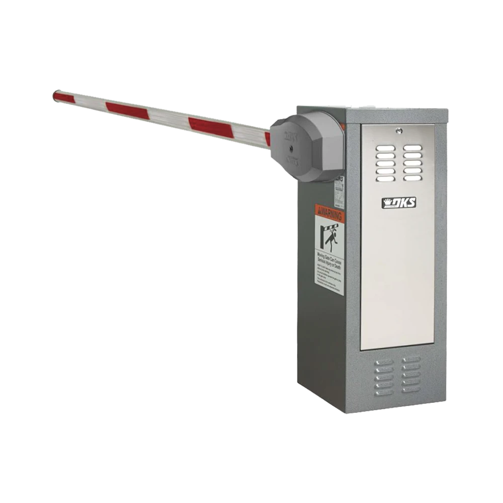 BARRERA VEHICULAR GRIS / USO INTENSIVO CONTINUO / COMPATIBLE CON MÁSTIL DE HASTA 14 FT / 4.26 M (NO INCLUIDO) / BAJO MANTENIMIENTO-Barreras Vehiculares-DKS DOORKING-Bsai Seguridad & Controles