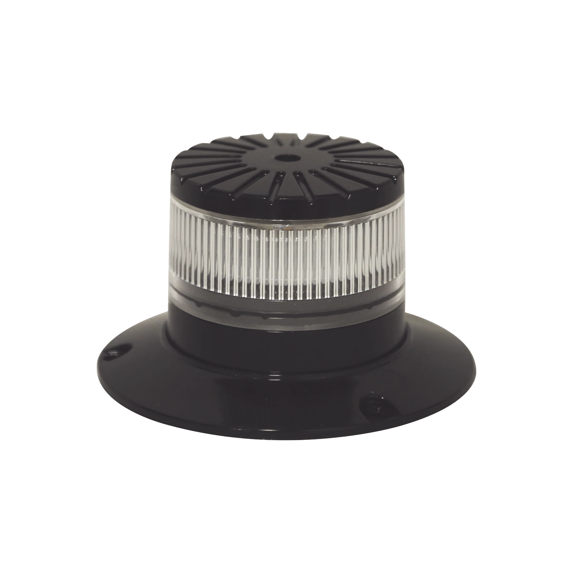 BALIZA LED COMPACTA DISCRETA, DOMO CLARO, COLOR ROJO-Torretas-ECCO-Bsai Seguridad & Controles